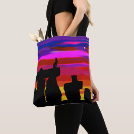 canvas tas Coyote Sunset