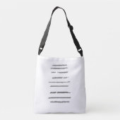 Canvas tas crossover stijl en ontwerp (Achterkant)