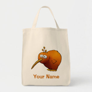 canvas tas, Cute Kiwi Bird Cartoon, gebruik Jouw n Tote Bag