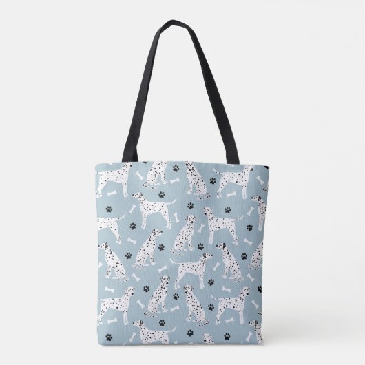 Canvas tas Dalmatische poten en Botten (Achterkant)