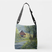canvas tas "Deer Crossing" (Voorkant)