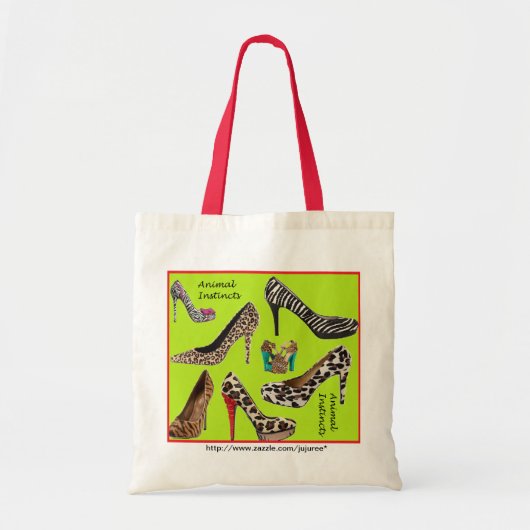 Canvas tas Dierlijke instincten (Voorkant)