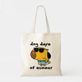 Canvas tas - Dog Days of Summer (Achterkant)