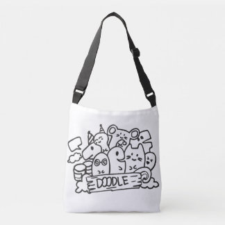 Canvas tas Doodle Design