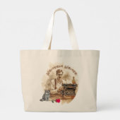 Canvas tas – Draag je scheppingsgeest overal! (Achterkant)