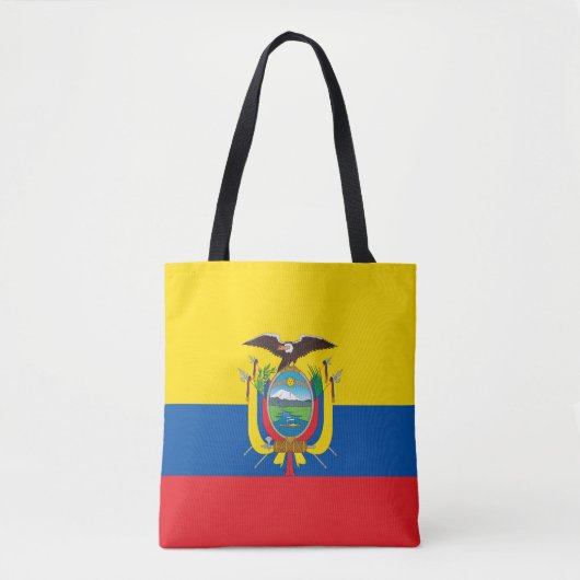 Canvas tas Ecuador-vlag (Voorkant)