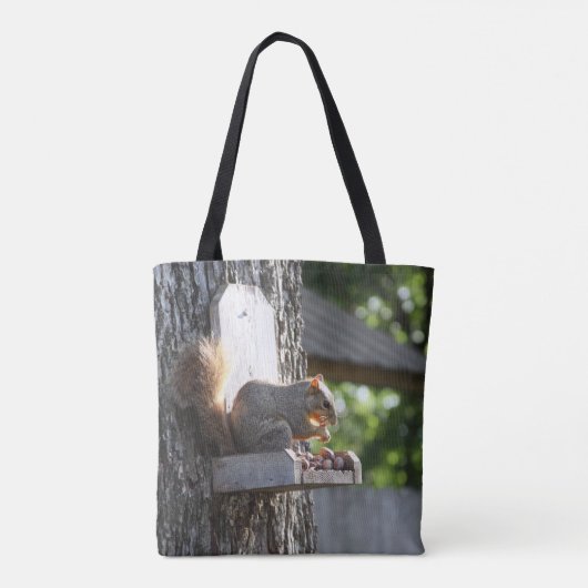 Canvas tas eekhoorn (Achterkant)