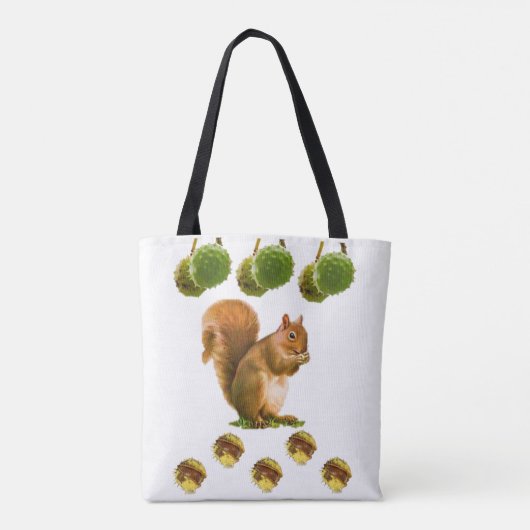 Canvas tas Eekhoorn (Achterkant)