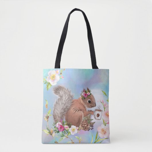 Canvas tas eekhoorn (Voorkant)