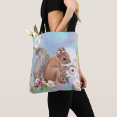 Canvas tas eekhoorn (Dichtbij)