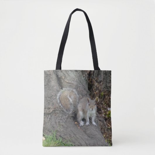 Canvas tas eekhoorn (Voorkant)