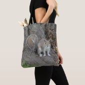 Canvas tas eekhoorn (Dichtbij)