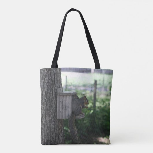 Canvas tas eekhoorn (Achterkant)