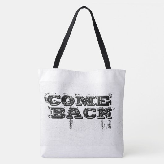 Canvas tas Een -geïnspireerde stuk mengen (Achterkant)