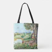 Canvas tas - 'Een perfecte dag' (Achterkant)