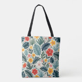 Canvas tas, een regenwoud resort tote bag (Achterkant)