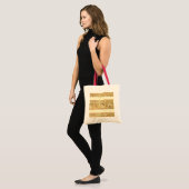 Canvas tas Egypte-Hieroglyphs (Voorkant (model))