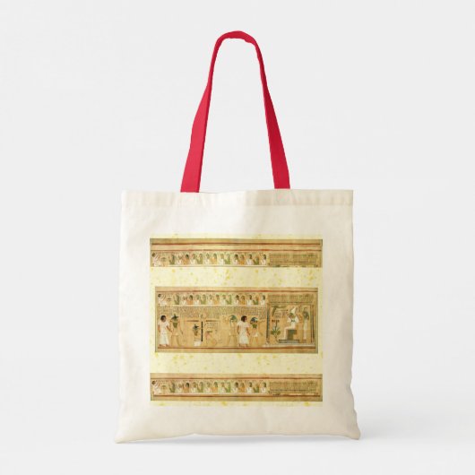 Canvas tas Egypte-Hieroglyphs (Achterkant)