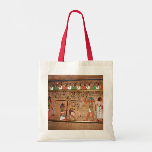 Canvas tas Egypte-Hieroglyphs (Achterkant)