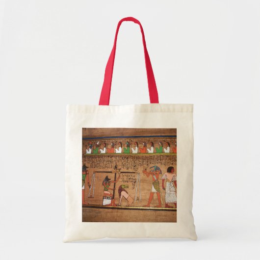 Canvas tas Egypte-Hieroglyphs (Voorkant)
