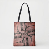 Canvas tas Eiffeltower — Puzzle Design (Voorkant)
