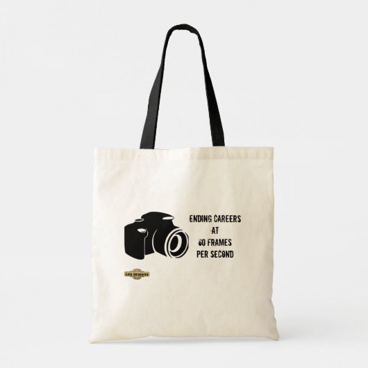 Canvas tas "eindloopbanen 60 lijsten per seconde" (Achterkant)