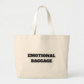 canvas tas "Emotionele bagage" (Voorkant)