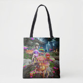 Canvas tas- en champignons tote bag (Voorkant)