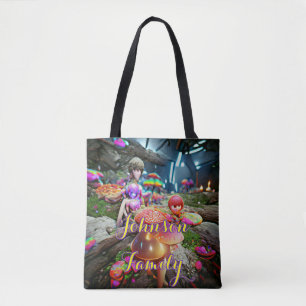Canvas tas- en champignons tote bag