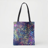 Canvas tas Engels docent schrijver Alphabet Letter (Voorkant)