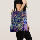 Canvas tas Engels docent schrijver Alphabet Letter (Dichtbij)