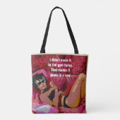 Canvas tas - er zijn vrouwen van onze leeftijd die (Achterkant)