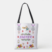 canvas tas esster bunny (Achterkant)