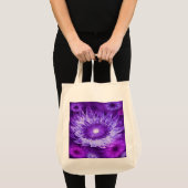 Canvas tas Fantasy Flowers Paarse (Voorkant (product))