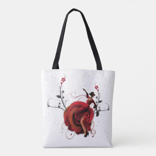 Canvas tas Flamenco (Achterkant)