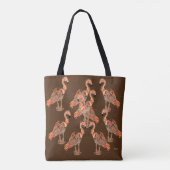 Canvas tas: Flamingo's Tote Bag (Achterkant)
