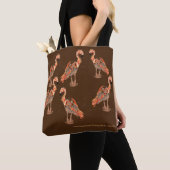 Canvas tas: Flamingo's Tote Bag (Dichtbij)