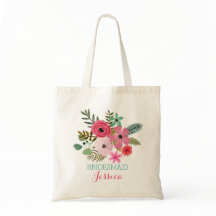 Canvas tas Floral boho tas