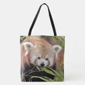 Canvas tas Foto red panda, animal 0093. (Voorkant)