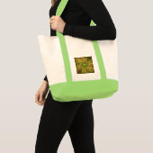 Canvas tas Fractal Licht Groen Palet (Voorkant (product))