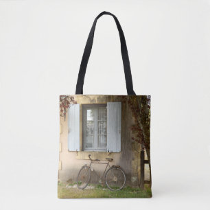Canvas tas Franse Huis over Afdrukken