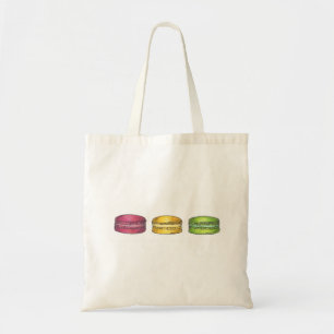 Canvas tas Franse Macaron Macaroon Cookie Cookies