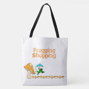 Canvas tas Frogging Shopping Mushroom