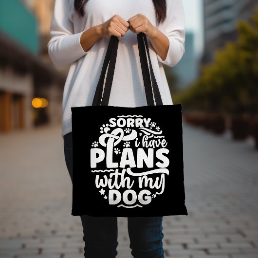 Canvas tas, Funny Dog Lover Canvas tas
