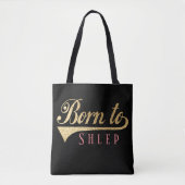 Canvas tas, Geboren naar Shlep Medium Bag Tote Bag (Voorkant)