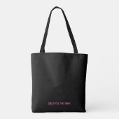 Canvas tas, Geboren naar Shlep Medium Bag Tote Bag (Achterkant)