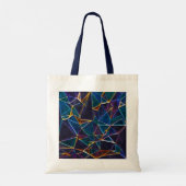 Canvas tas gebroken bellen (Achterkant)