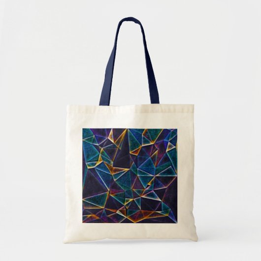 Canvas tas gebroken bellen (Voorkant)