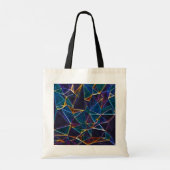 Canvas tas gebroken bellen (Achterkant)