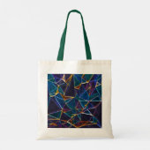 Canvas tas gebroken bellen (Achterkant)